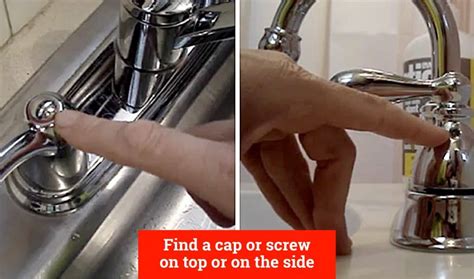 how to unscrew faucet handle|How To Remove Kitchen Faucet Handle Without Screws